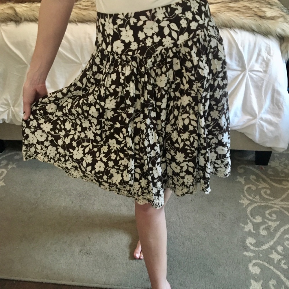 Floral & Feminine Summer Skirt